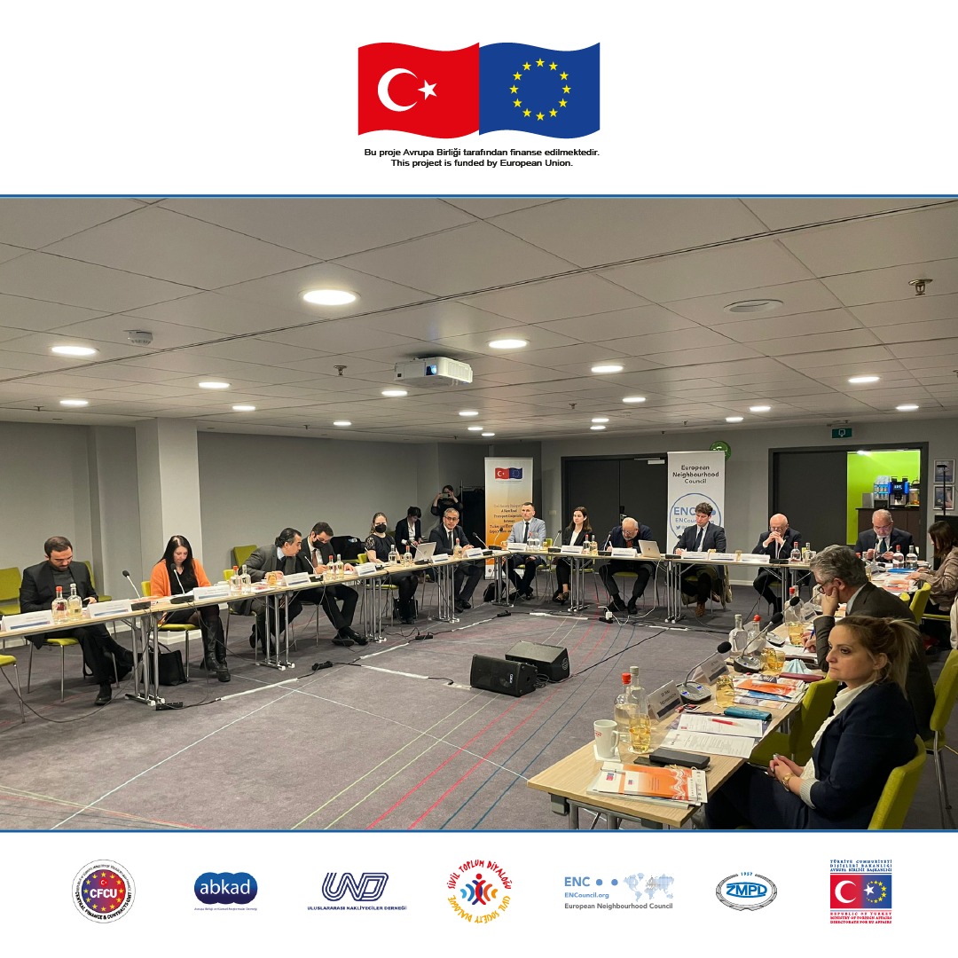 Sivil Toplum Diyaloğu VI çerçevesinde sürdürülen “Türkiye ile Avrupa Birliği Arasında Yeni Bir Karayolu Taşımacılığı İşbirliği: Beklentiler ve Olasılıklar” projesi kapsamında, bir araya gelindi.

#siviltoplumdiyaloğu #avrupabirliği