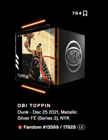 HipHopVikingGuy's tweet photo. 🚨TopShot Giveaway Alert🚨
Giving away 5 moments tonight on @HangwithLums including this Obi Toppin Metallic Silver FE moment.
🏀 Retweet &amp; Like
🏀 Comment your TS Account
���Tag your friends for extra entries
🏀 Must be following me to win https://t.co/tUftpOoWYu