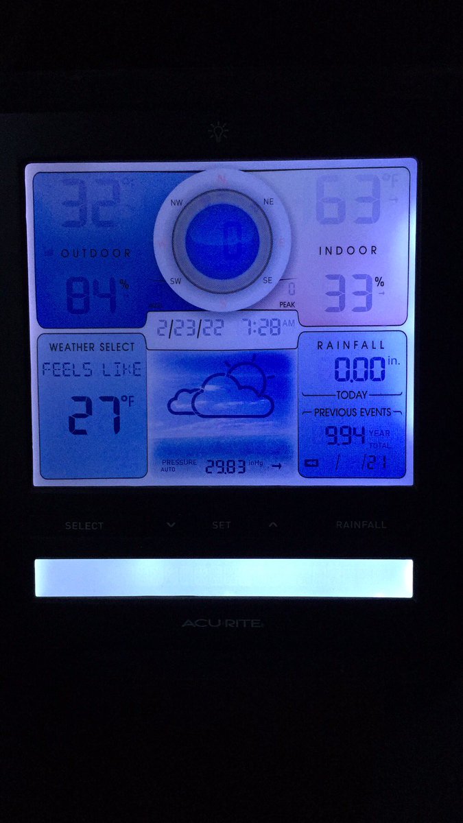 NorCal_Skywarn's tweet photo. Temps dropped to 28 F degrees overnight here in North Highlands. At 0728 AM it was 32. How cold was it where you were?? #CAWx #SacWx #FebFreeze #WinterWx #AcuRite https://t.co/QKdKIK4IEa