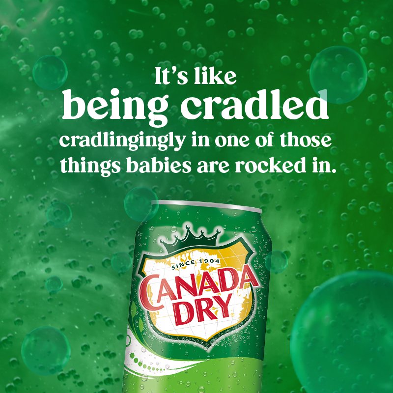 CanadaDry's tweet photo. #SipIntoYourComfortZone