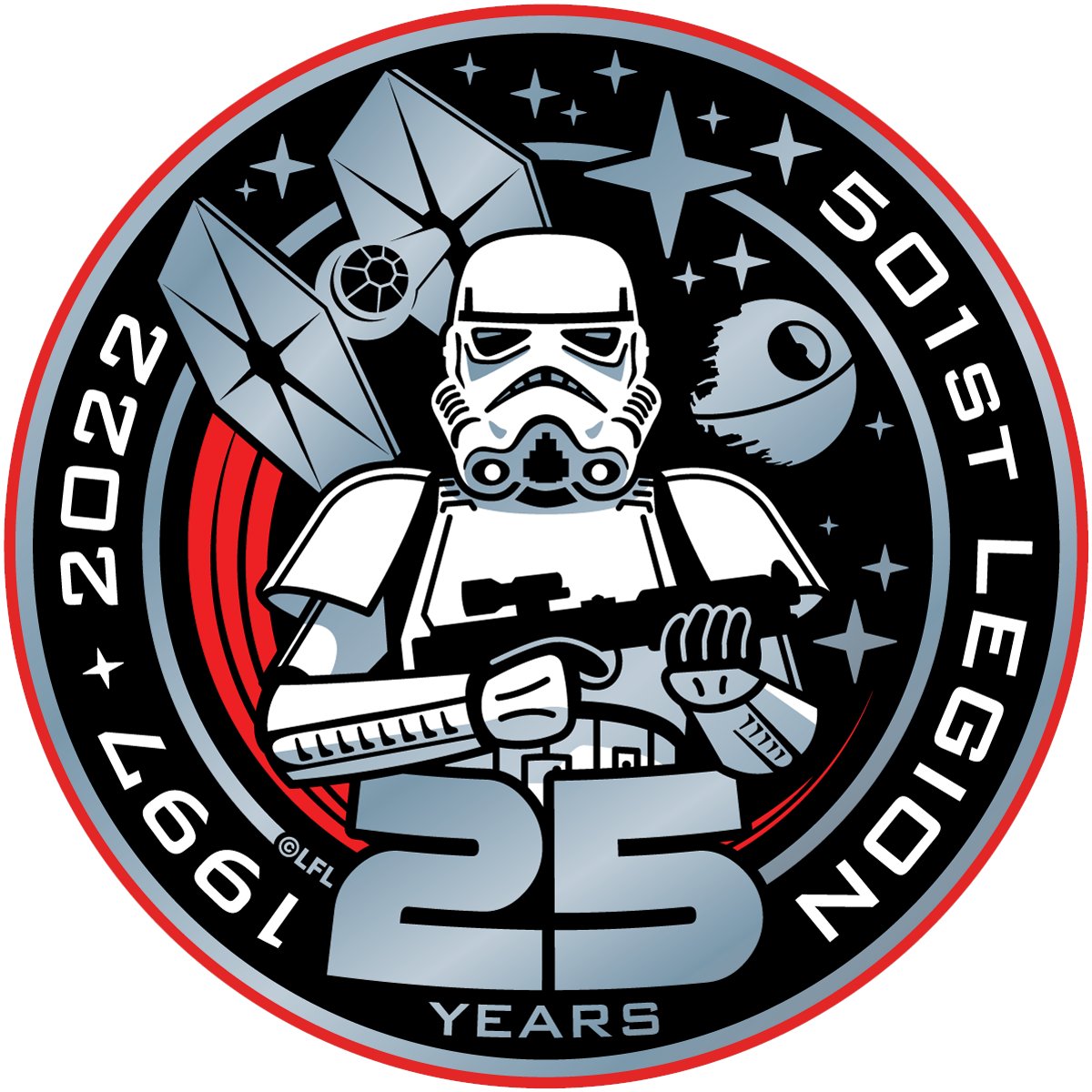 In 1997 Albin Johnson and Tom Crews don Stormtrooper armor for the re-release of Return of the Jedi. The explosive reaction from fans led them to create the website Detention Block 2551 and stories of “Vader’s Fist.” The 501st Legion was born. 

#501st #25thAnniversary #StarWars