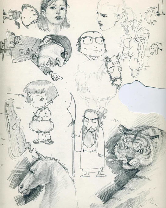 A drawing from 1995. Went through my old drawings after reading this article published by THU, <Fail Forward> - "As creators, innovators, artists, we need to approach life and its ups and downs with that same mindset. It's all an experiment." #SonyTalent #THU 