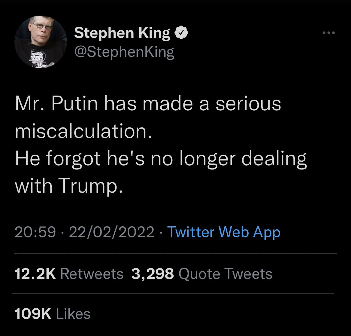 cwt_news's tweet photo. 🤡🌎 oh wow I almost forgot all those times Putin has invaded Ukraine while Trump was president https://t.co/eo8tDNNt2E