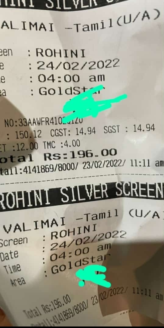 SusruthRules's tweet image. #Rohinitheatre main screen 1 ticket available 
Dm me
Show - 4am
Screen - Rohini main screen
#Rohinitheatre #Rohini #ValimaiTicket #ValimaiTickets #Rohini4am #Rohini