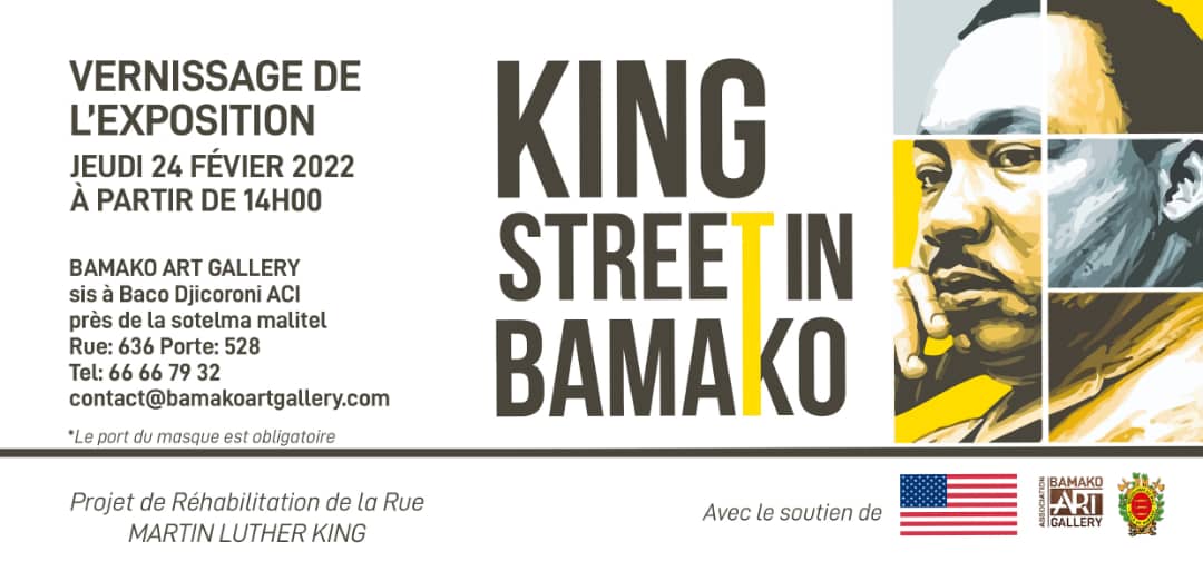 ArtBamako's tweet photo. 📣 #BAGinvite
Nous serons en live demain sur nos pages Facebook et Instagram pour vous faire vivre le vernissage de l'exposition du projet <<KING STREET IN BAMAKO>> réalisé avec le soutien de @USEmbassyMali.
A ne surtout pas manquer...😉
#FacebookLive #BamakoArtGallery https://t.co/xDaA1egqby
