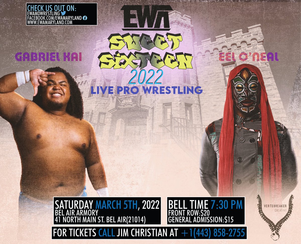 EWAMDWrestling's tweet photo. Talk about a match with the potential to steal the show. A mere ten days away. https://t.co/RmTDW6r8iA