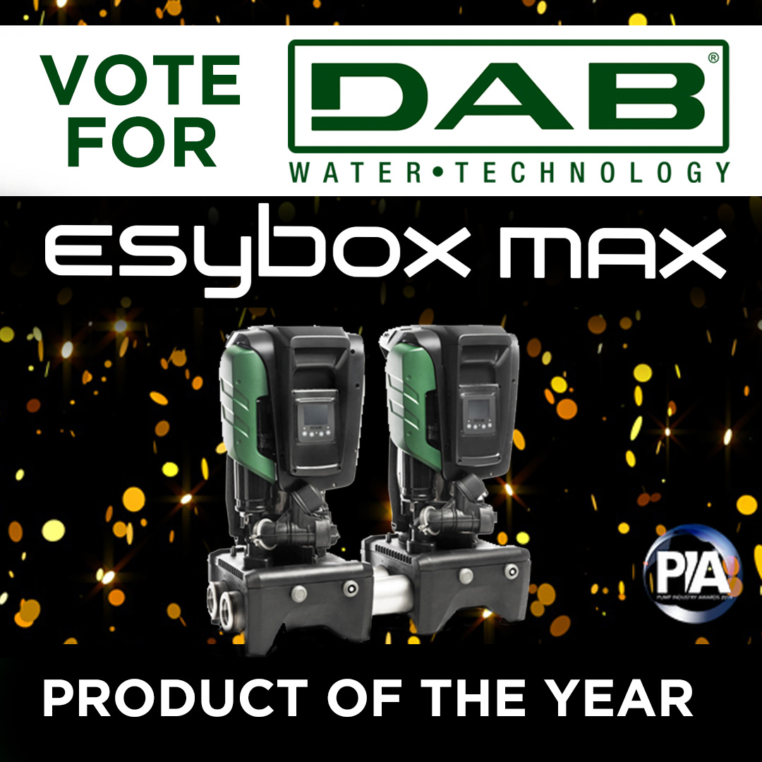 DABPumpsUK's tweet image. We&apos;re overflowing with pride that the new Esybox Max is a Product of the Year finalist at the #PumpindustryAwards 2022 

We would appreciate your support by clicking the link and voting for us.

bit.ly/voteDAB

Wish us luck 🤞