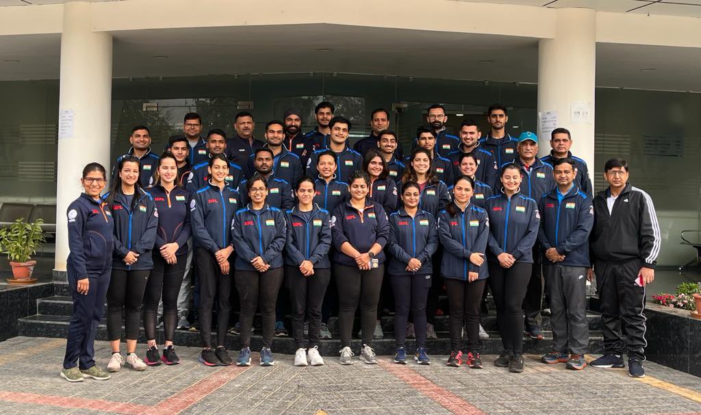 sanjeevrajput1's tweet photo. We’re all set! First ISSF World Cup of the year. #TeamIndia 🇮🇳 https://t.co/2Nprmzb91e