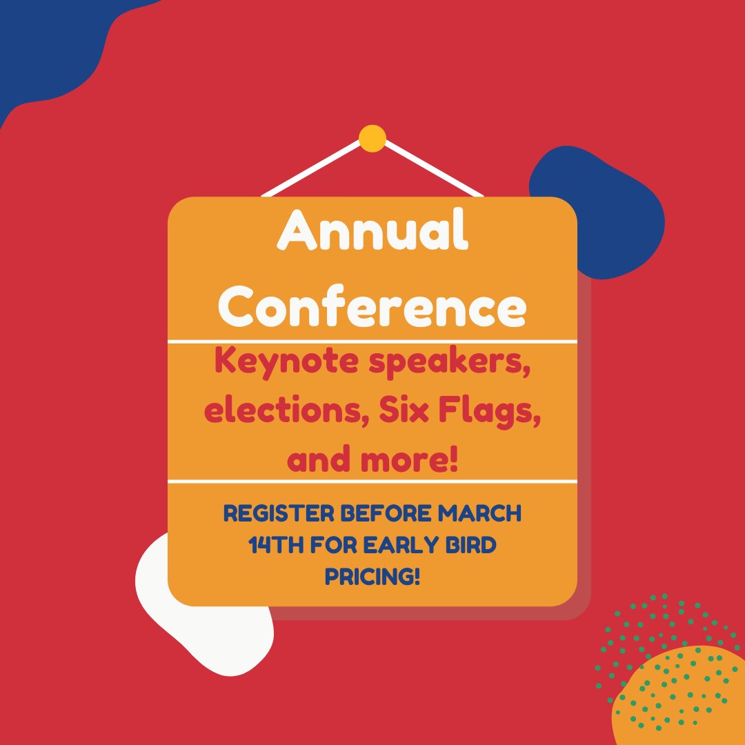 Our annual conference will be here before you know it!! It is the first time since 2019 that it will be in person, so you do not want to miss it! Register before March 14th for early bird pricing.