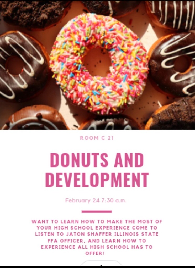 MSHSBulldogs's tweet image. Attention High School students: Join us for donuts and development in room C21 at 7:30 Thursday morning! It looks to be an inspiring experience! Hope to see you there!