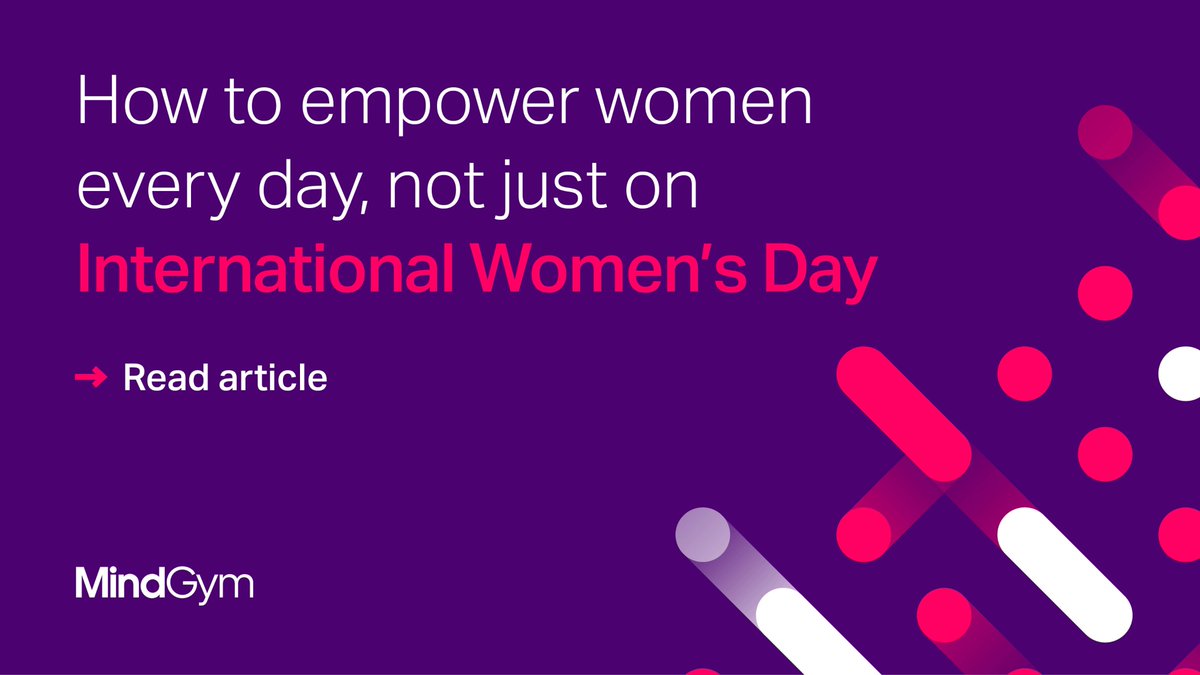 themindgym's tweet photo. #InternationalWomensDay and #WomensHistoryMonth are just around the corner.

How are you empowering women in your company?

Avoid token efforts. They don’t work.

Instead, use the science-backed approach to creating a gender-inclusive culture.

Read here: https://t.co/91d2OQ621r https://t.co/JtlHlrWdAF