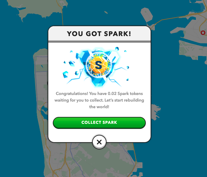 russellenvy's tweet image. Yesterday I was treasure hunting like crazy trying to earn 0.01 spark to get my balance from 7.99 to 8.0. Turns out, I won spark on Monday and #Upland was late handing out #SparkRewards.
BOOM!!!!