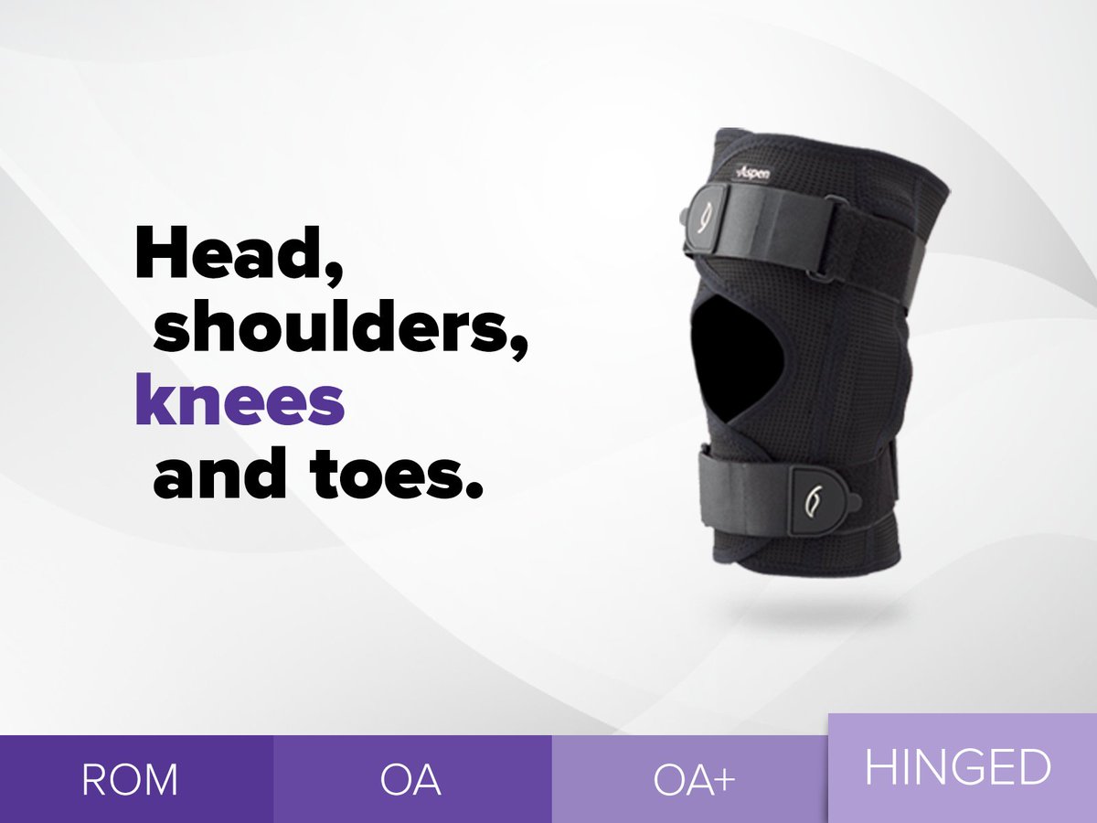 Did you know Aspen has a line of knee pain solutions designed with patient comfort in mind? Discover more about these technology-driven options at aspenmp.com/knee-solutions.