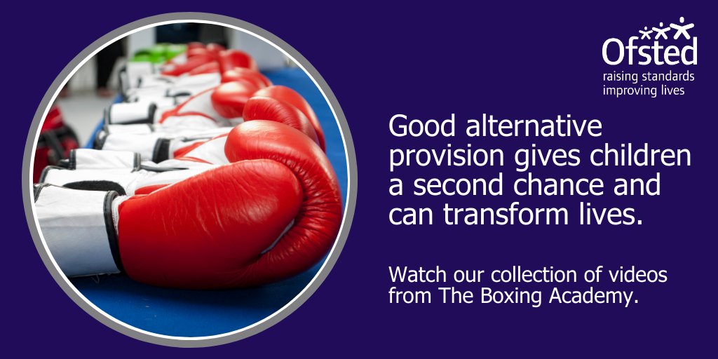 Watch our new Youtube series about the benefits of alternative provision featuring <a href="/Boxing_Academy/">The Boxing Academy</a>: ow.ly/yscN50HWlpX