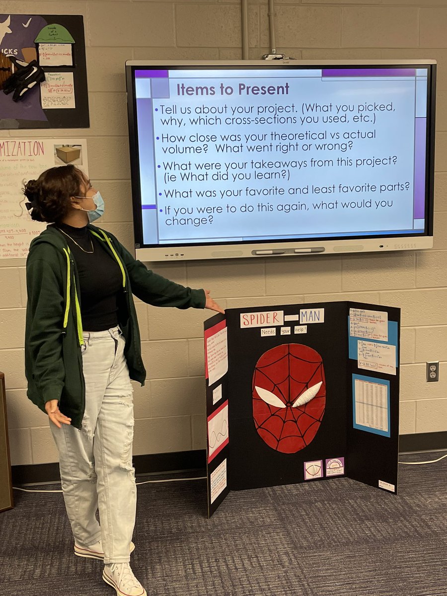 CoachRhoden's tweet photo. My Calculus BC students made some awesome cross-sectional volume displays. #TeamMAV #ILoveMortonRanch https://t.co/OToryPk53O