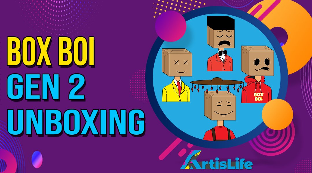 ArtisLifeNet's tweet photo. 🚨 Box Boi Gen 2 NFT DROP 📢

🤔Did you miss Box Boi Gen 1?

🙀Tomorrow we will release the remaining 40 editions of @BoxBoiiii Gen 2!!

💎Gen 1 = 20 editions
🌟Gen 2 = 80 editions
⭐️Gen 3 = ⁉️

✨Mint exclusively through NFT Farming at https://t.co/SUkp7bzU8q

#NFTMarketplace https://t.co/IUyNccQfAh