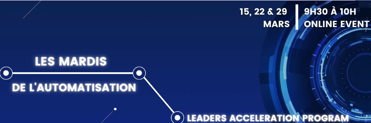 📺Tout savoir sur l'Automatisation IT de 9:30 à 10:00 
👉Mardi 15 Mars:  Business #automation 
👉Mardi 22 Mars: #AIOps 
👉Mardi 29 Mars: #Integration
lesmardisdelautomatisation.fr
#IBM #Agile #api #lowcode #multicloud #RPA #processmining #NLP 
<a href="/IsabelleUlrich/">Isabelle Ulrich</a> <a href="/yves_bienenfeld/">Yves Bienenfeld</a>