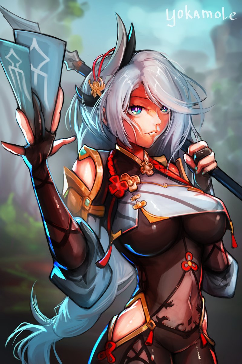 MoleYoka's tweet photo. Shenhe!
#Genshinfanart #Shenhe #申鶴 https://t.co/ysVlFo0c7G