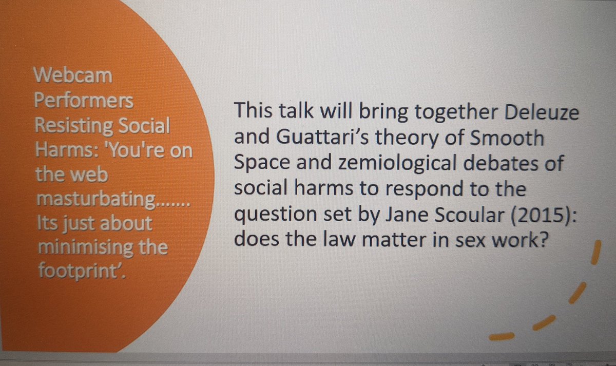 BrunelSMCJ's tweet photo. Our very own Dr. Rachel Stuart spoke about her research on webcams, sex work, and social harms in today's research seminar. https://t.co/H5Uogp6mGc