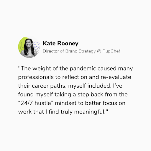 OpensenseApp's tweet image. What do you want to make happen? ✨
 
We asked Director of Brand Strategy, @The_Kate_Rooney who told us she wants to launch a game-changing product that helps dogs live happier, healthier and longer lives and she's doing just that at @HeyPupChef!