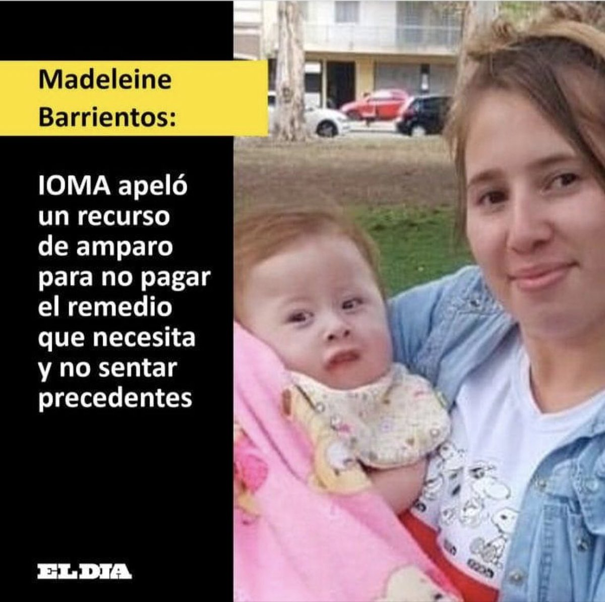 CMaristany's tweet photo. #nadiedicenada Pero el único que podrá poner lo que hay que poner para visibilizar el atropello de #IOMA a #Madeleine es @santumaratea1 como lo hizo con #Emmita - qué país de locos LPM. https://t.co/O2PsXhS6Ow
