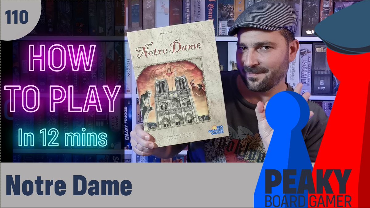 Being romantic with this video of a very classic family game. "Notre Dame" by Stefan Feld. Dont know about you but I still love it
youtu.be/53v1aAc7pps

#tabletop  #boardgames #boardgameaddict #gamer #howtoplayvideo #youtuber #boardgamegeek #stefanfeld #NotreDame