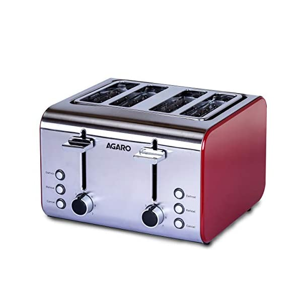 DhruvGu06432137's tweet image. AGARO Grand Stainless Steel 4 Slice Pop-up Toaster with Dual Control of Cancel, Defrost &amp;amp; Reheat, 7 Level of Heating

Pop-up Toaster, 2300 Watt Power, 4 Slice Toaster with 7 Browning Control

#Toaster #Popup #PopupToaster #SteelToaster #Steel

vertuindia.com/small-kitchen-…