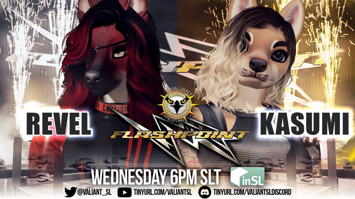 Valiant_SL's tweet photo. It's Wednesday, so get hype as we return with #VWFlashpoint at 6pm SLT!

In our 1st match @ViciousDoge and @RevelMcLochlan will finally settle the score for the PRIDE Woman's Title in a LAST WOMAN STANDING match!

Who will come out on top of this intense rivalry?

//🦅 https://t.co/7FMQjYFPFl