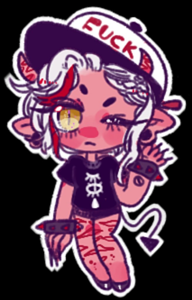 KaleidoCottage's tweet photo. @pastaiils Kinda late but I have a smol demon girl 👉👈 (art by blkgoo on DA) https://t.co/VLruJn9bWB