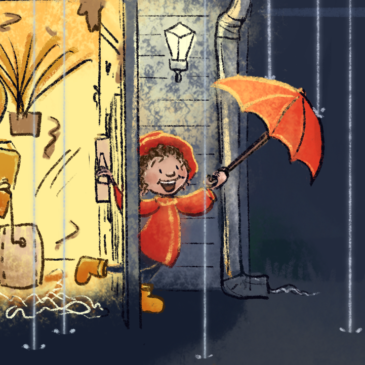 CayCreates's tweet image. Meet Riley! A creative little problem solver I made for the February @svslearn Critique Arena prompt. My West Coast soul loved playing with the rainy day palette for this spread.

#kidlitart #rainyday #yellowboots #illustrator #svslearn #procreate #kidli

cayleencreates.com/2022/02/23/mee…