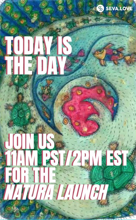 We are #live at 11AM PST/ 2PM EST with our #natura collection by artist <a href="/dhimantvyas/">Dhimant Vyas</a> to support #nonprofit <a href="/JoinJara/">Jara</a> 

natura.seva.love 

#sevalove #metaverse #NFTs #NFTCollection #nftart