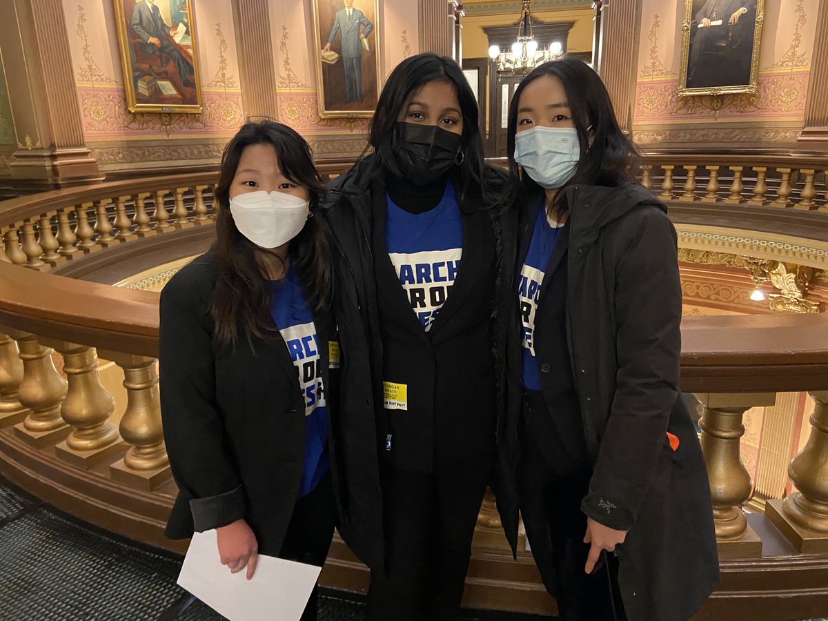 HAPPENING NOW: “We have been organizing for a very long time, and trying to use this momentum as a way to get legislation passed. We are part of a national movement.” ⁦<a href="/mfol_mi/">MFOL Michigan</a>⁩ ⁦<a href="/GovWhitmer/">Governor Gretchen Whitmer</a>⁩ ⁦<a href="/MalloryMcMorrow/">Mallory McMorrow</a>⁩