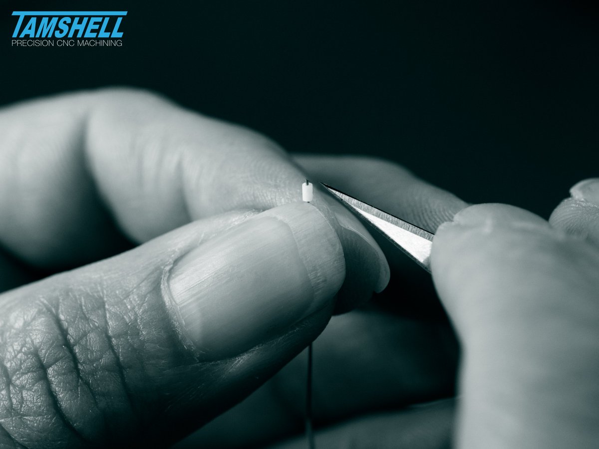 tamshell_corp's tweet photo. Deburring some very small components! Are your hands steady enough to do this kind of work?

This amazing attention to detail is made possible by our skilled employees and their years of experience!
#PrecisionMachining #PlasticMachining #CNC #CNCMachining #MachineShop https://t.co/Y4zgaKcrqf