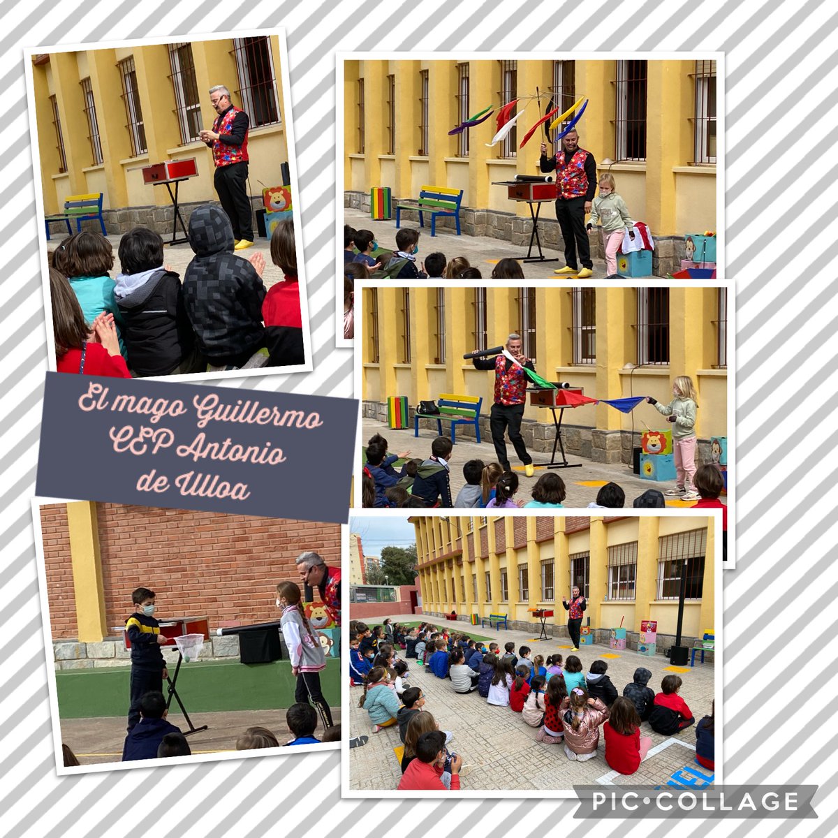 Hoy el mago Guillermo nos ha hecho disfrutar con su magia y sentido del humor. ⁦<a href="/Educarm/">Educarm</a>⁩ ⁦<a href="/direcmur/">DIRECMUR</a>⁩ ⁦<a href="/innovaedum/">Innovaedum</a>⁩
