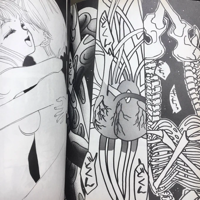 90年代の成人向け漫画なので断面図なんかは発明前なのだがあめかすり先生がまだ見ぬ平野を切り拓きまくっていて度肝を抜かれる。 ※nfsw 