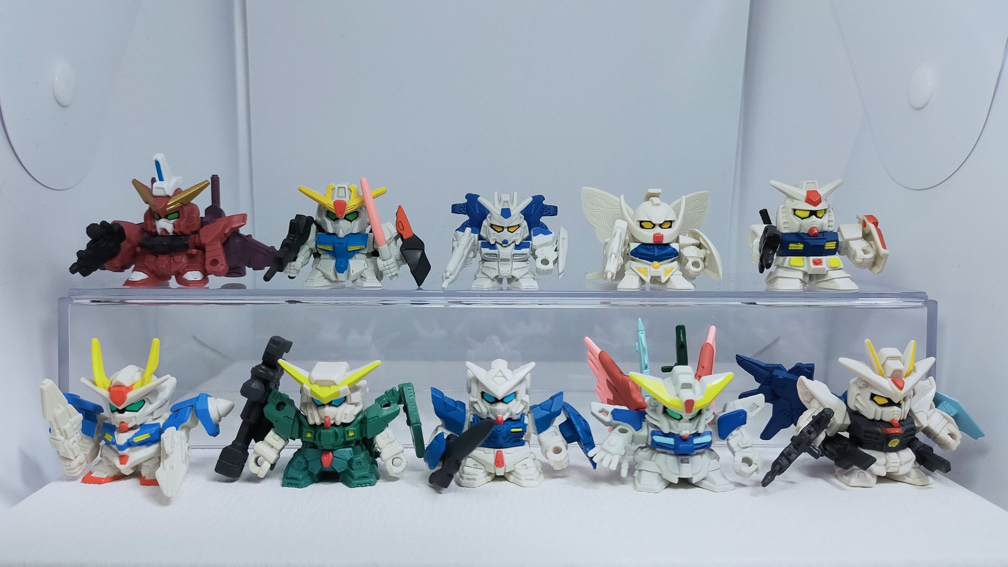 SDガンタムフルカラーカスタム　30周年スペシャル　ダブルオーガンダム　コンプ SDガンタムフルカラーカスタム 30周年スペシャル ダブルオー