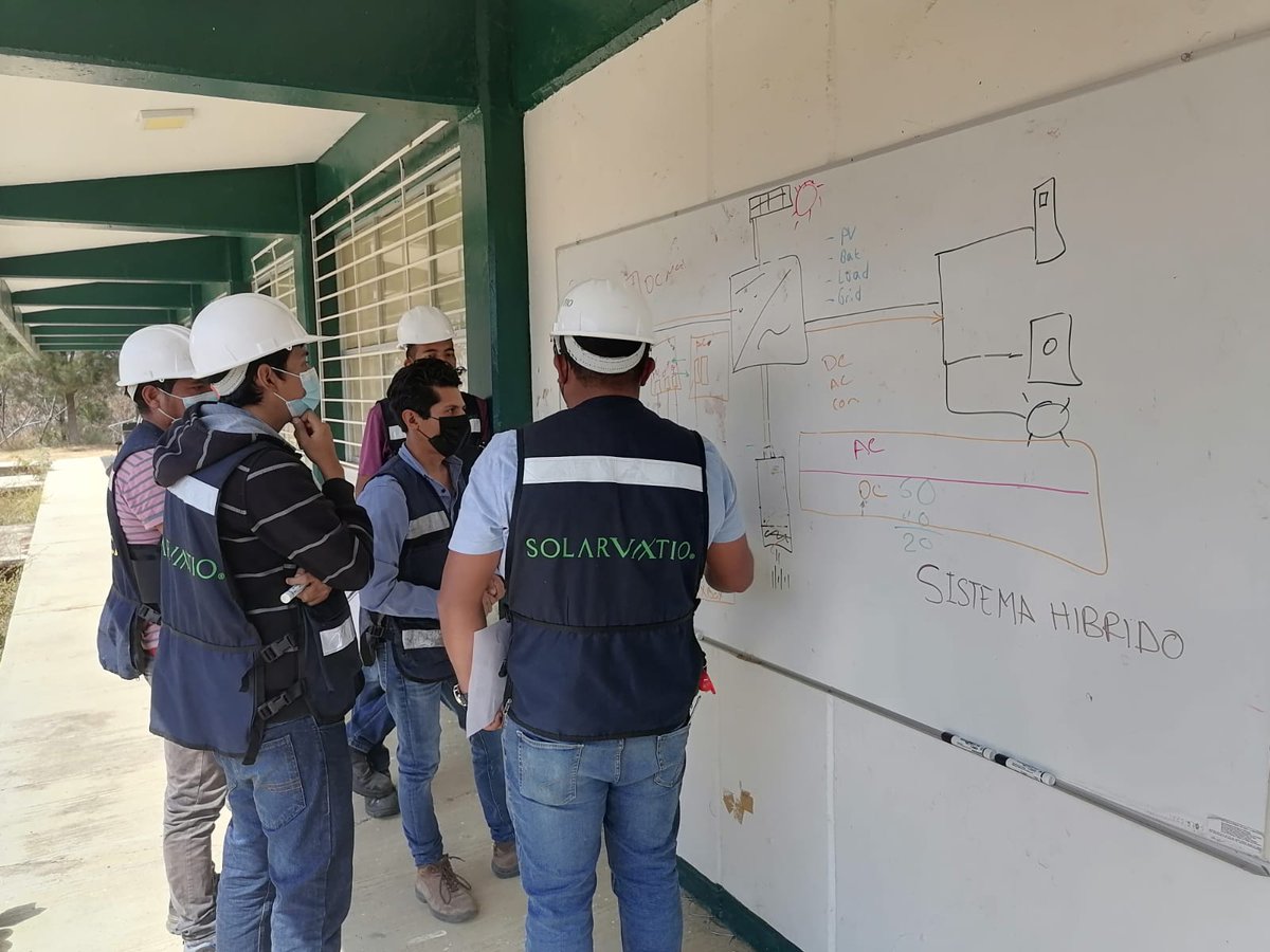 DFotovoltaico's tweet photo. Los días 17, 18 y 19 de febrero, se efectuó nuestro primer curso 2022 en Alineación al EC-0586.01 "Instalación de SFV en residencia, comercio e industria", como parte de las actividades de nuestro centro de capacitación Solarvatio. #Solarvatio #sustentable #Conocer #Capacitación https://t.co/KsPwfIHZ1l