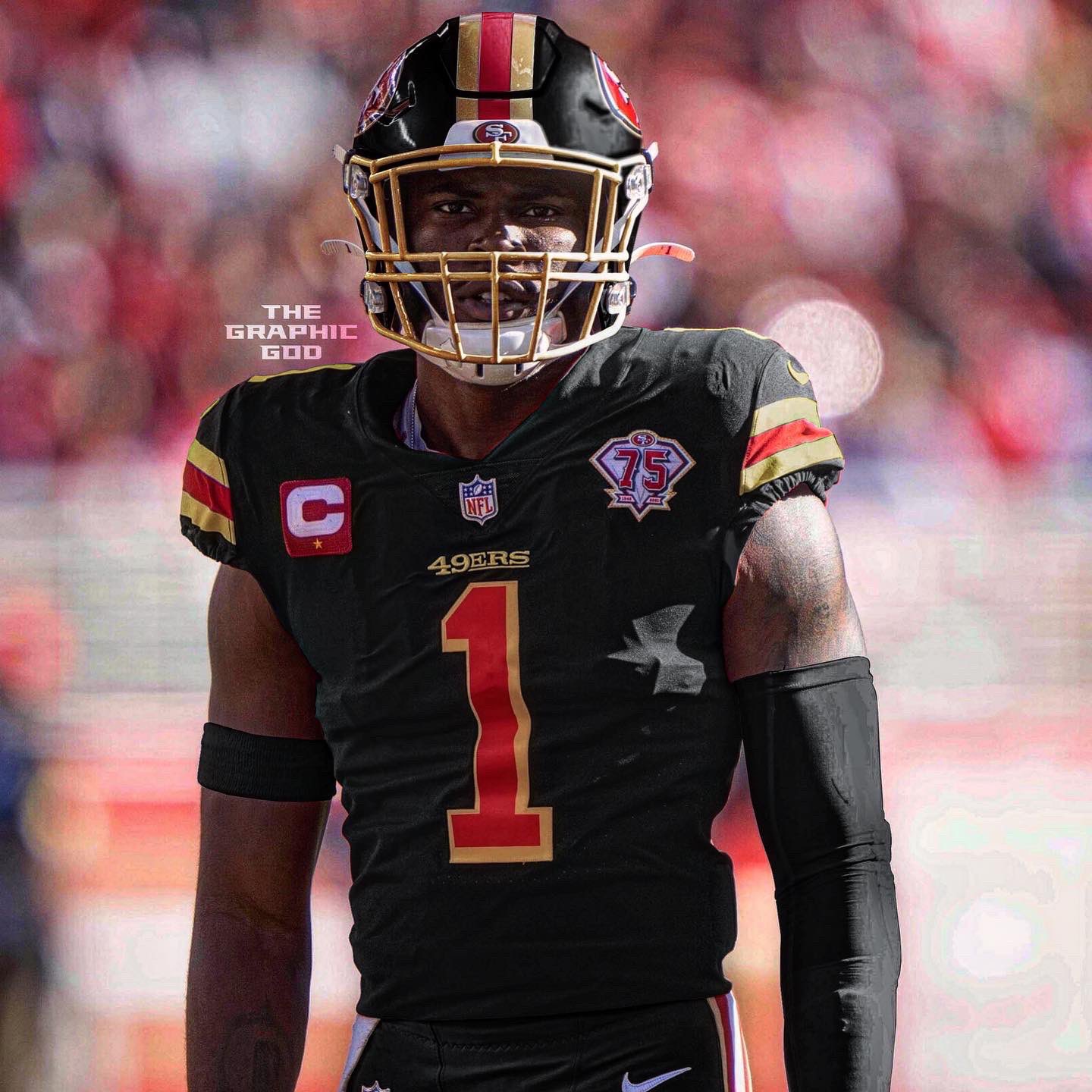 OurSF49ers on X: 'Thoughts on this revamped All black #49ers Uniform  concept 