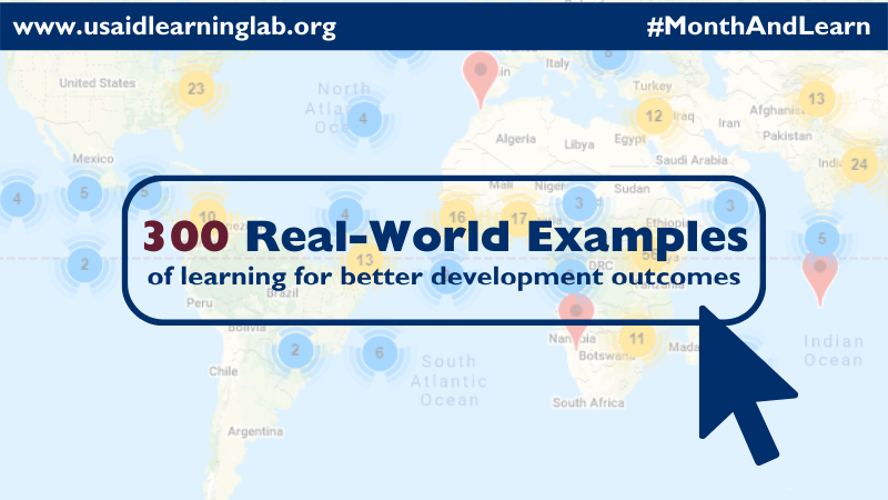 USAIDLearning's tweet photo. 💡 The #CLACases are a fantastic collection of real-world examples showcasing how the development community is learning from evidence. Use the filters to narrow your exploration of nearly 300 cases! https://t.co/dusHx73gTq
#MonthAndLearn https://t.co/xlW01uHJlI