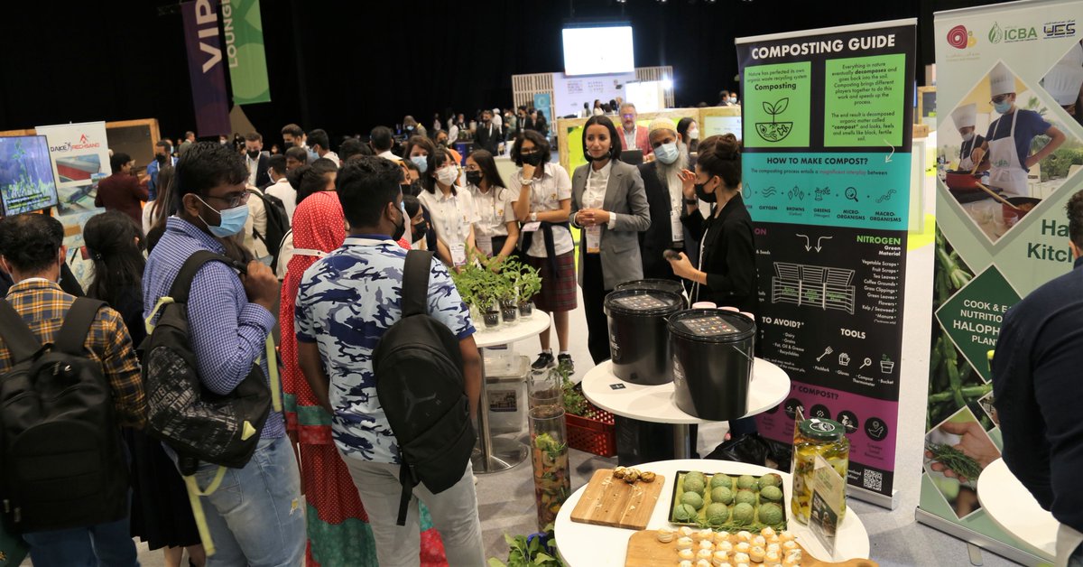 ICBAAgriculture's tweet photo. ...and youth events on sustainable agriculture practices and tips for compositing with The Waste Lab.
#HalophyticKitchenLab #ICBAYES #ICBAAgriculture https://t.co/MqLpw8MLeZ