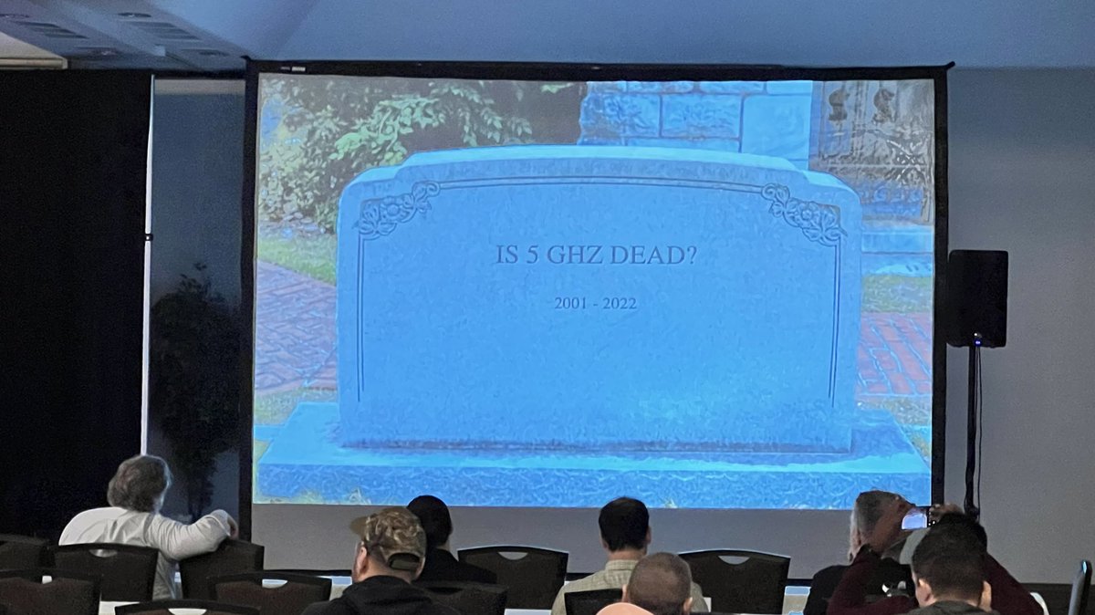 Is 5GHz dead? <a href="/mistermultipath/">David Coleman</a> says don’t be so quick to call it dead. Still plenty of life left in it. #WLPC