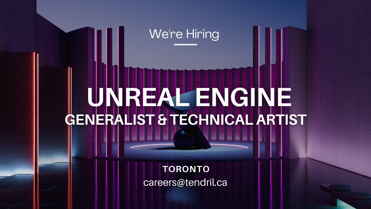 We're Hiring! 👾 

linkedin.com/jobs/view/2926……

Join our fam! 👉Email careers@tendril.ca