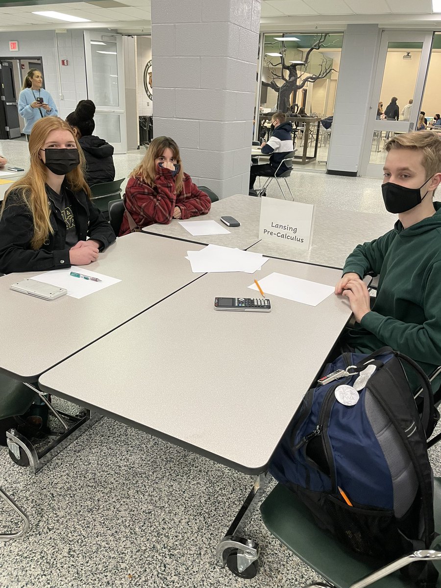 LHSHarrison469's tweet photo. Lansing students competing in the UKC math competition today. #proudofthepride 🦁 https://t.co/nNyMBcNHul
