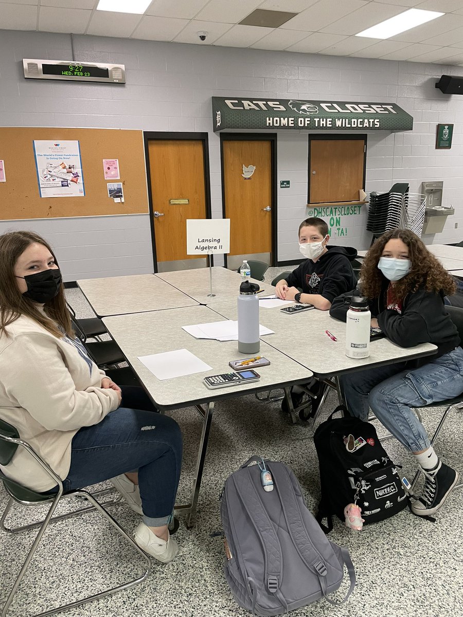 LHSHarrison469's tweet photo. Lansing students competing in the UKC math competition today. #proudofthepride 🦁 https://t.co/nNyMBcNHul