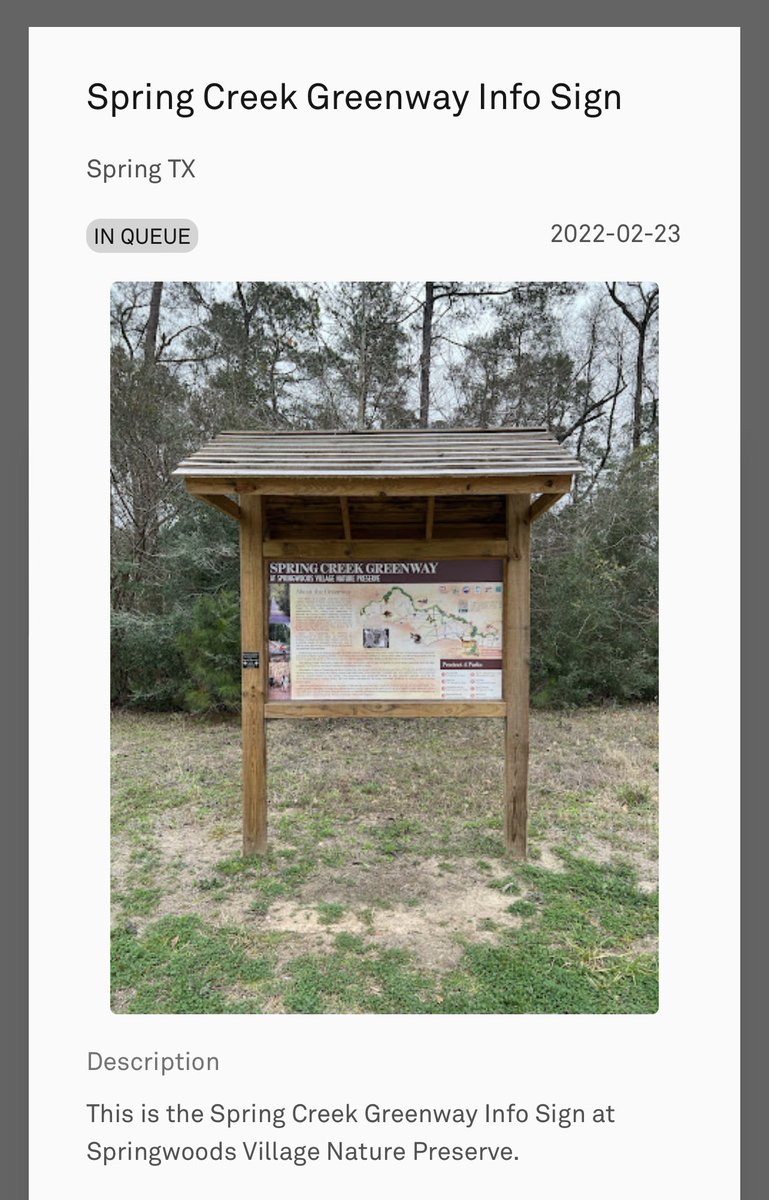 cwnutrition's tweet photo. I’m excited to have found the extension of the 19 mile Spring Creek Greenway Trail. My goal is to nominate every poi on this trail. New Wayspots(Gyms and Stops) for all trail users! Let’s go exploring! @NianticWayfarer #WayfarerExplorer #PokemonGO #SpringCreekGreenway https://t.co/gL8gzVWi53