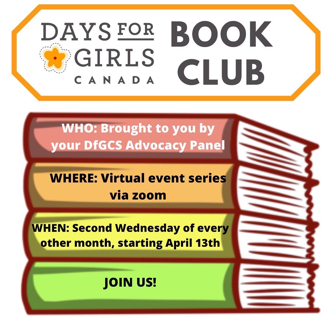 daysforgirlsca1's tweet photo. Book Club!

#DfGCanada 1st ever virtual #bookclub begins now. 
It is for anyone involved in DfGCS or anyone interested in #MenstrualHealth. 
The 1st book is GREATER GOOD by Canadian #socialentrepreneur, Madeleine Shaw, check it out  @greatergoodread 

Message to get a zoom link! https://t.co/5CHvC8Y3iE