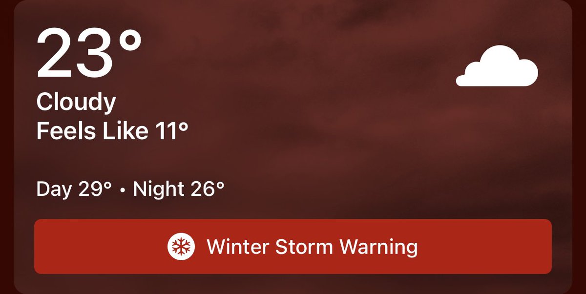 It was 70 degrees yesterday 🤦🏽‍♀️