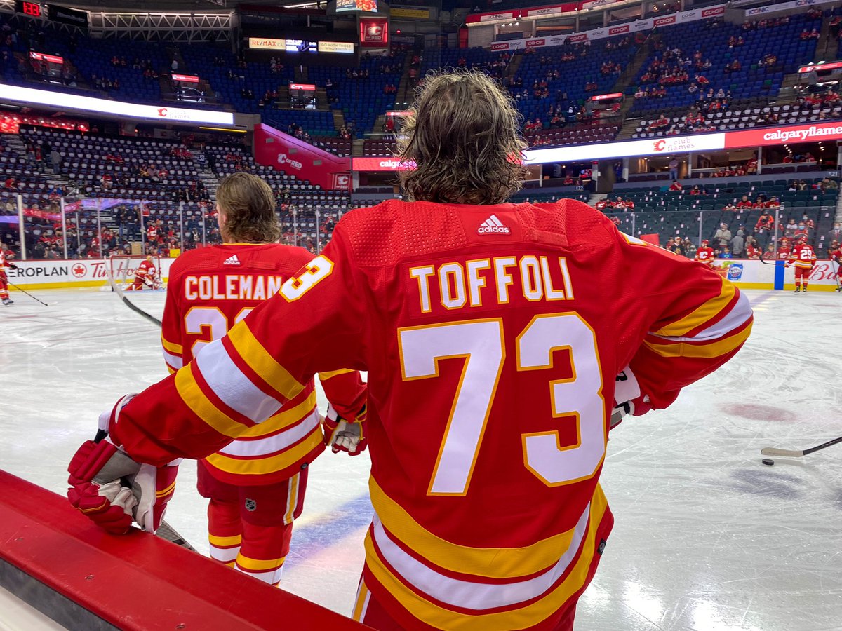 Kristen Anderson on Twitter: "A very disappointing thread about #Flames  forward Tyler Toffoli's nickname "Teapot." Q: So... can we ask you about  it? "It's from my wife. She handles it on her