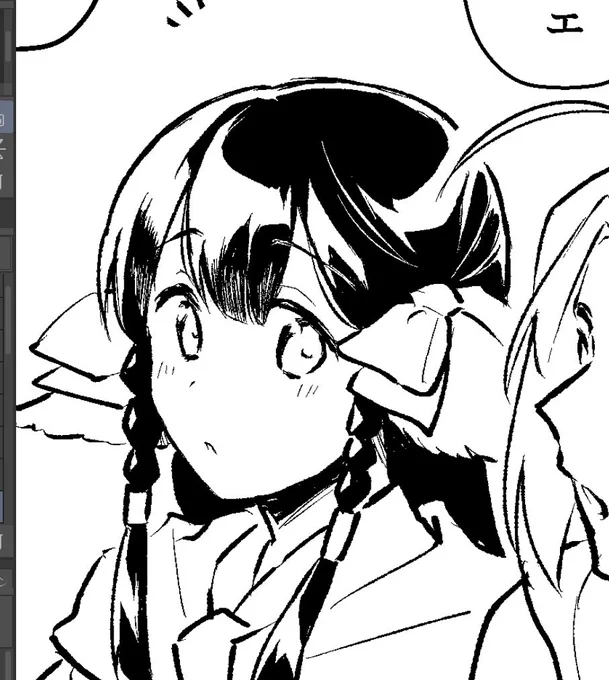 これは仕事煮詰まったので原稿少し進めたら思いの外可愛く描けて大満足なルルやん 