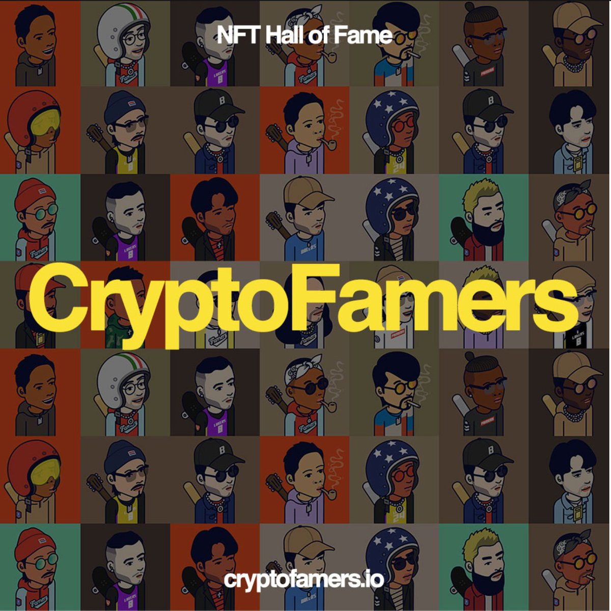 🔥 台灣最具潛力的國際級 NFT - CryptoFamers 🚀
🔥 1337 個限量 NFT，100個經典名人NFT 搭配隨機拼出的 1237 個 NFT
🔥 CryptoFamers 讓你不僅能跟跟自己的偶像持有相同 NFT，更能持有【擁有偶像配件的專屬 NFT】😎
🔥  3/26 第一波發行！
🔥  discord.gg/YjD8d5BpeP
🔥 cryptofamers.io